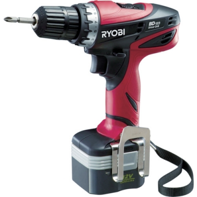 日本利优比 RYOBI  BD-123 リョービ　充電式ドライバドリル　１２Ｖ