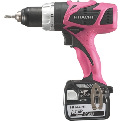 工機ホールディングス（株） DS14DBL-2LJCK-R 日立　１４．４Ｖコードレスドライバドリル　レッド