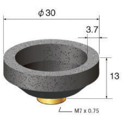 （株）ナカニシ 64835 ナカニシ　インパルス用先端工具　（１Ｐｋ（箱）＝１２個入）