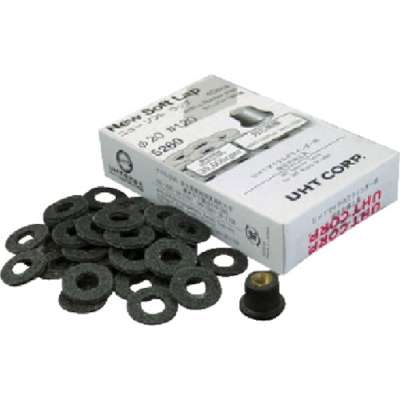 ＵＨＴ（株） 5260 ＵＨＴ　＃１２０φ２０ＮＳＬ　ラバーパット１個付　黒　（４０枚入）