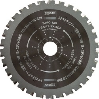 日本中山 TRUSCO  TJMC-110 ＴＲＵＳＣＯ　トクマルチップソー　充電丸鋸用　１１０Ｘ２４Ｐ