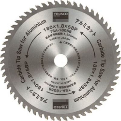 日本中山 TRUSCO  TSA-18058 ＴＲＵＳＣＯ　アルミカット　Φ１８０