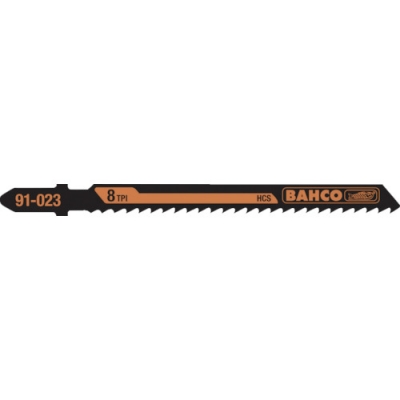 日本百固 BAHCO  91-023-5P バーコ ジグソーブレード (5枚入) 8山 全長100 1.25t