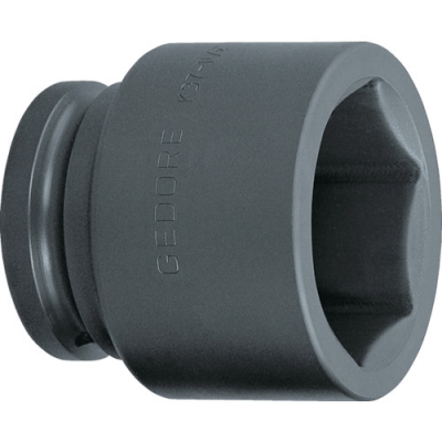 ゲドレー社 6328800 ＧＥＤＯＲＥ　インパクト用ソケット（６角）　１・１／２　Ｋ３７　７５ｍｍ