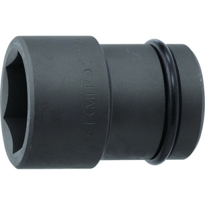 日本水户工机 MITOLOY  P8SL-38 ミトロイ　８／８インパクトレンチ用ソケットセミロング自動車タイヤ用薄肉３８ｍｍ