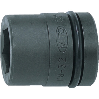 日本水户工机 MITOLOY  P8-32 ミトロイ　８／８　インパクトレンチ用　ソケット　３２ｍｍ