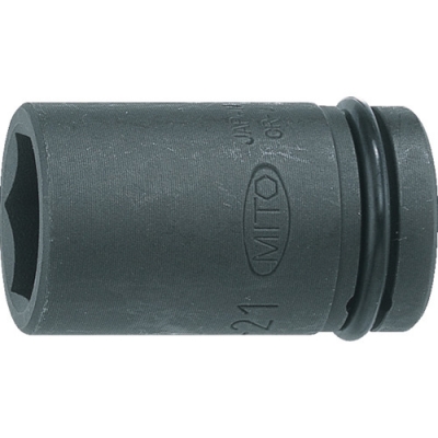 日本水户工机 MITOLOY  P4SL-21 ミトロイ　１／２インパクトレンチ用ソケット（セミロング自動車タイヤ用）２１ｍｍ