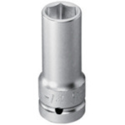 日本水户工机 MITOLOY  P6SL-22 ミトロイ　３／４インパクトレンチ用ソケットセミロング自動車タイヤ用薄肉２２ｍｍ