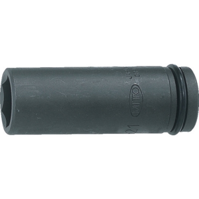日本水户工机 MITOLOY  P4L-21 ミトロイ　１／２　インパクトレンチ用　ソケット　ロング　２１ｍｍ