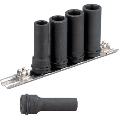 ＴＯＮＥ（株） HA305L ＴＯＮＥ　インパクト用ロングソケットセット（ホルダー付）　５ｐｃｓ