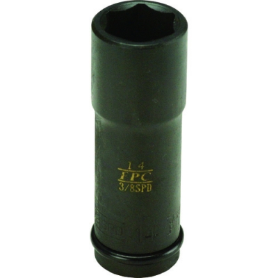 8SPD-14 ＦＰＣ　インパクト用　スリムパラボラロングソケット　差込角９．５ｍｍ　対辺１４ｍ
