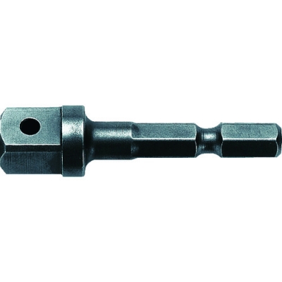 日本長堀工業 NAC   3DA407 ナック　ドライバーアダプター６．３５ｘ対辺四角１２．７ｍｍｘ７０Ｌ