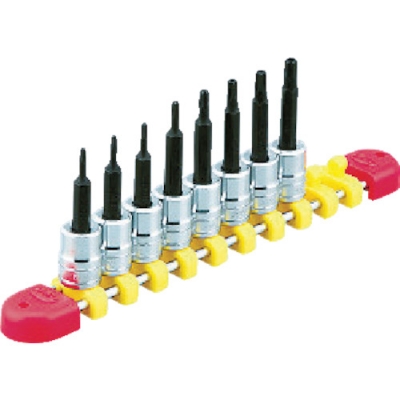 近江精機（株） OS3T-T45-100 近江　Ｔ型ヘックスウェーブソケット　先端　Ｔ４５　　全長　１００ｍｍ　差込四角９．５ｍｍ