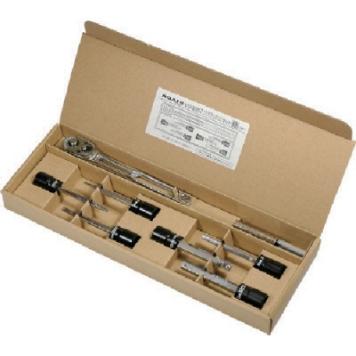 日本旭金属 ASH  VXKS357 ＡＳＨ　ヘキサゴンソケットセット（ラチェットハンドル付き）９．５□×９６Ｌ