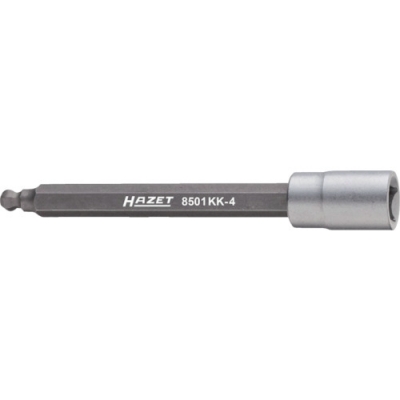 日本角田 HAZET  8501KK-4 ＨＡＺＥＴ　ボールヘックスソケット（差込角６．３５ｍｍ）
