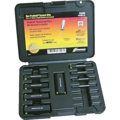 ボンダス・ジャパン（株） PHX9ML-2C ボンダス　プロホールド［［Ｒ］］ＨＥＸ（六角）ビット（全長５０ｍｍ）　セット９本組（５－１９ｍｍ）