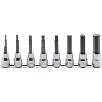 8-L62 コーケン　９．５ｍｍ差込　ヘックスソケット（グリップリング）レールセット　８ヶ組