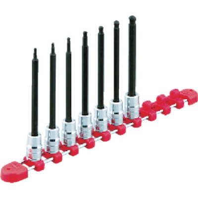 日本京都 KTC TBT3L09BH ＫＴＣ　９．５ｓｑ．ロングヘキサゴンビットソケットセット［９コ組］