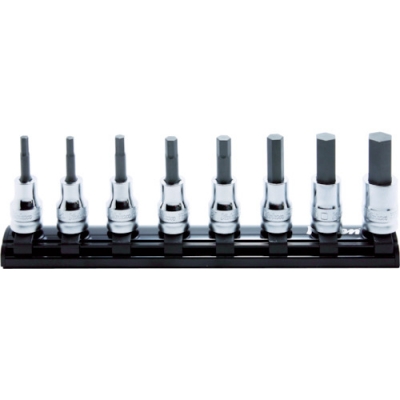 8-L50 コーケン　Ｚ－ＥＡＬヘックスビットソケットレールセット　　８ヶ組