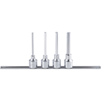 日本水户工机 MITOLOY  H405ML ミトロイ　１／２　ヘックスソケット　ロング　ホルダーセット　４コマ５点