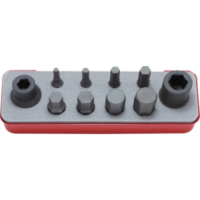 日本山下 KOKEN   14203M コーケン　１２．７ｍｍ差込　インパクトヘックスビットソケットセット　１０ヶ組