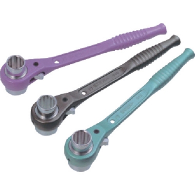 （株）スーパーツール SRG1721AH スーパー　アルミ製両口ラチェットレンチ