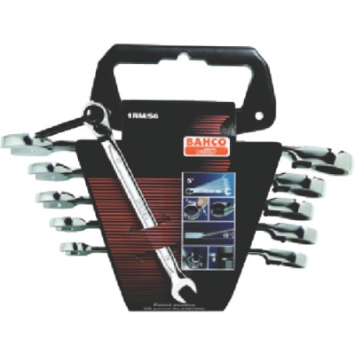 日本百固 BAHCO  1RM-S6 バーコ　ラチェット・コンビネーションレンチ６本セット