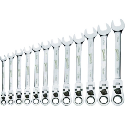 日本百固 BAHCO  JHWMWS-12RCF ＷＩＬＬＩＡＭＳ　フレックスヘッドラチェットコンビレンチセット　１２本