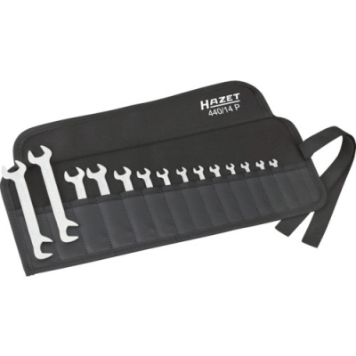 14P ＨＡＺＥＴ　両口スパナセット（超薄口タイプ）