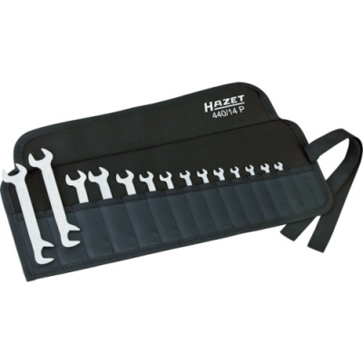 15P ＨＡＺＥＴ　両口スパナセット（超薄口タイプ）