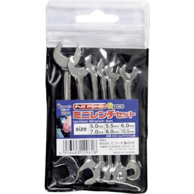 日本 TASCO ミツトモ 12961 ＴＨＲＥＥＡＸＩＳ　６本組　ミニレンチ組　フルポリッシュ