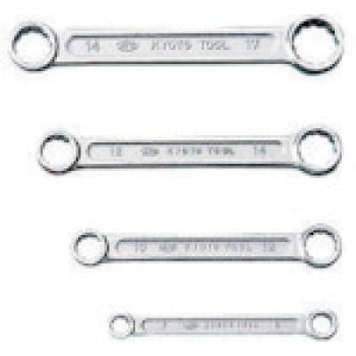 日本京都 KTC M1004 ＫＴＣ　ストレートショートめがねレンチセット［４本組］