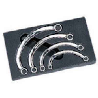 日本京都 KTC NTMH204 ネプロス　ハーフムーンレンチセット［４本組］