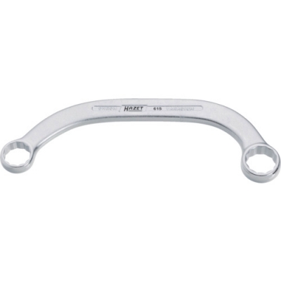 日本角田 HAZET  615-13X15 ＨＡＺＥＴ　両口めがねレンチ（ハーフムーンレンチ）