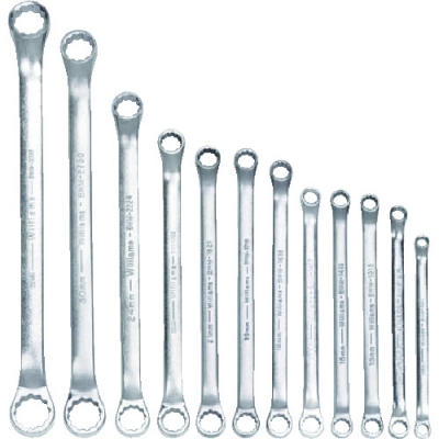 日本百固 BAHCO  JHWMWS-BWM12 ＷＩＬＬＩＡＭＳ　ダブルボックスレンチセット　１２本