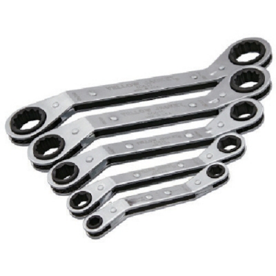 日本浅田 ASADA    Y60630 アサダ　オフセットラチェットレンチ　５本セット