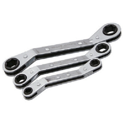 日本浅田 ASADA    Y60631 アサダ　オフセットラチェットレンチ　３本セット