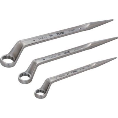 ＴＯＮＥ（株） TSM-22 ＴＯＮＥ　チタンシノ付めがねレンチ（トルシアボルト用）