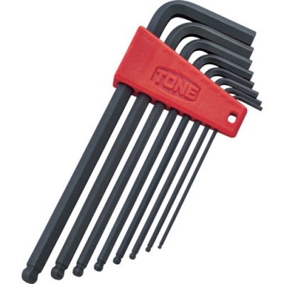ＴＯＮＥ（株） BPLB800 ＴＯＮＥ　ロングボールポイントＬ形レンチセット　８ｐｃｓ