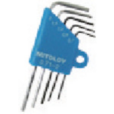 日本水户工机 MITOLOY  HS500 ミトロイ　Ｌ型ホローレンチショート　ミリ　ホルダー　５本組セット