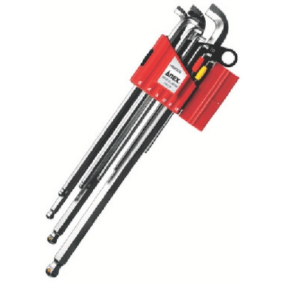 日本安力士 ANEX  HB2009 アネックス　スリムボールポイントレンチセット　９本組