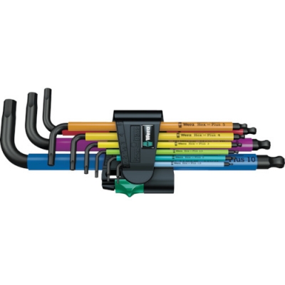 Ｗｅｒａ社 073594 Ｗｅｒａ　９５０ＰＫＬＳ／９ＳＭＳＢ　ヘックスキーセット（ブリスター）