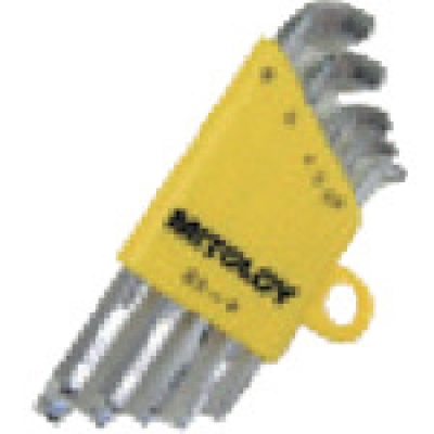 日本水户工机 MITOLOY  HBS500S ミトロイ　Ｌ型ホローレンチボールポイントスタビーショートｍｍホルダー５本組