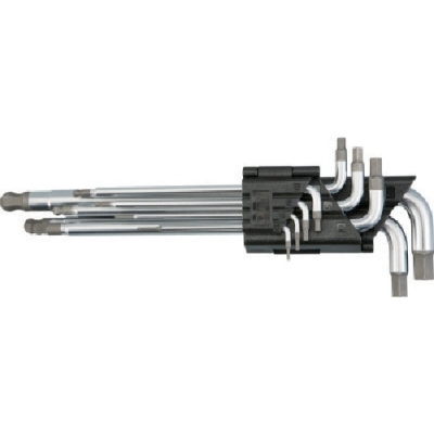 日本京都 KTC HLDA2509 ＫＴＣ　ボールポイントＬ形ロングヘキサゴンレンチセット［９本組］