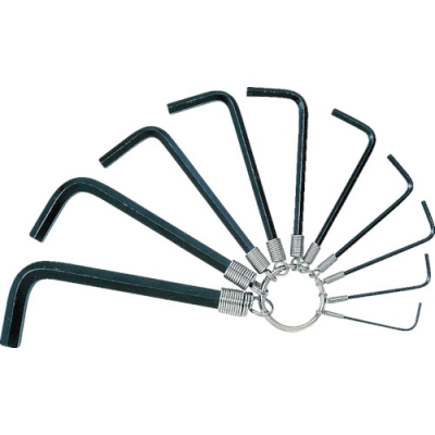 日本中山 TRUSCO  GR10-11638 ＴＲＵＳＣＯ　リング式六角棒レンチセット　１０本組　インチ目