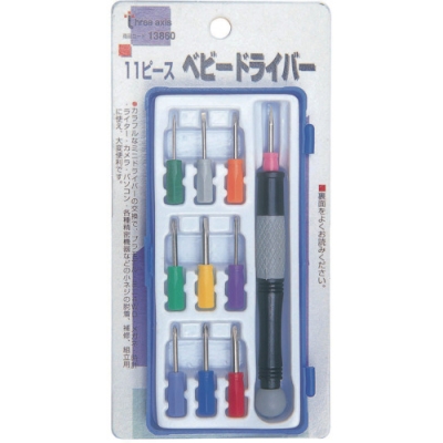 日本 TASCO ミツトモ 13860 ＴＨＲＥＥＡＸＩＳ　１１ピースベビードラ