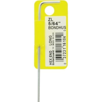 64 ボンダス　六角Ｌ－レンチ　ロング　５／６４インチ