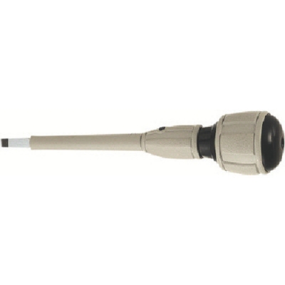 （株）新亀製作所 NO67006-100 サンフラッグ　ハイグリップドライバ－軸部カバー付６．０×１００ｍｍ