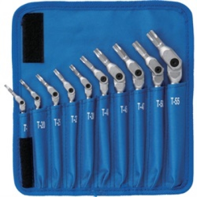 ボンダス・ジャパン（株） SP10-IC-22 ボンダス　ＨＥＸ　ＰＲＯ　ピボットヘッド　トルクス（Ｒ）レンチセット　（Ｔ１５－Ｔ５５）