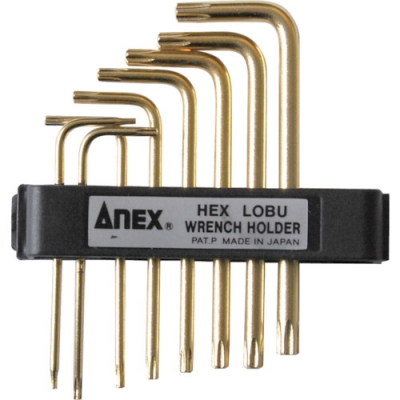日本安力士 ANEX  638 アネックス　Ｌ型ヘクスローブレンチ穴付８本組